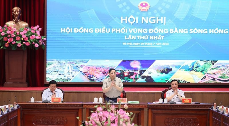 Thủ tướng Chính phủ Phạm Minh Chính chủ trì hội nghị. 