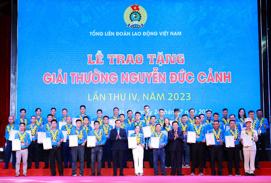 Các cá nhân được vinh danh tại Lễ trao tặng Giải thưởng Nguyễn Đức Cảnh lần thứ IV