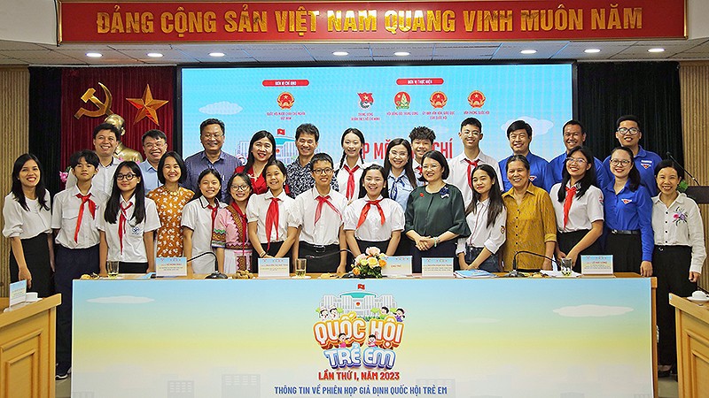 Phiên họp giả định Quốc hội trẻ em lần thứ I, năm 2023 sẽ diễn ra từ ngày 9-10/9 tại Thủ đô Hà Nội. Ảnh: Quochoi.vn