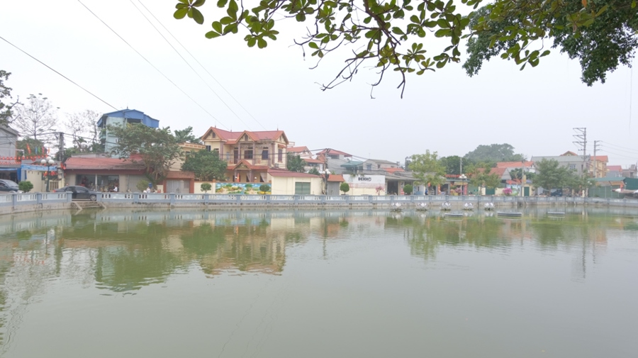 Một góc không gian sống xanh sạch đẹp tại huyện Ba Vì (TP Hà Nội).