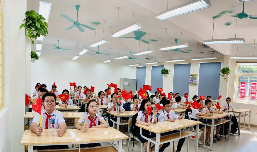 Tình trạng thiếu trường, lớp học ở Hà Nội diễn ra cục bộ ở các quận nội thành (ảnh mang tính chất minh họa).