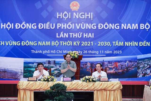 Thủ tướng Phạm Minh Chính chủ trì Hội nghị lần thứ 2 của Hội đồng với chủ đề tham vấn Quy hoạch vùng Đông Nam Bộ thời kỳ 2021-2030, tầm nhìn đến năm 2050