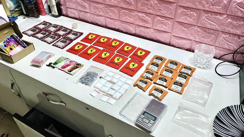 Số lượng lớn ma túy các loại được lực lượng chức năng phát hiện, thu giữ của đối tượng Nguyễn Việt Anh