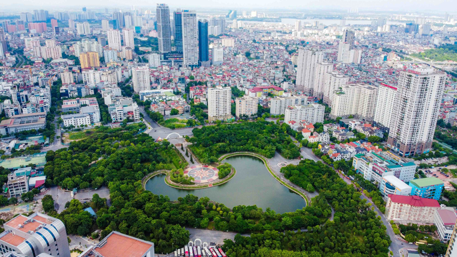 Quy hoạch cấu trúc không gian đô thị Hà Nội cần lấy khung thiên nhiên để thiết lập và xây dựng phát triển. Ảnh: Hải Linh