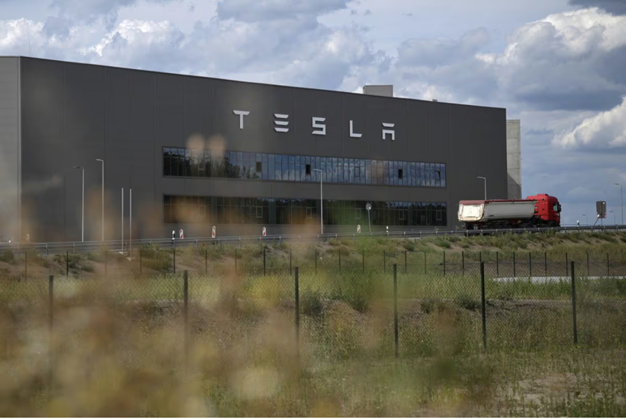 Nhà máy Giga của Tesla tại Gruenheide, Đức. Ảnh: Reuters