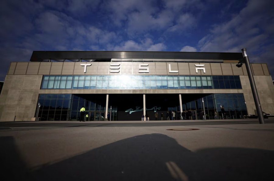 Nhà máy sản xuất của Tesla tại ngoại ô Berlin, Đức. Ảnh: Reuters