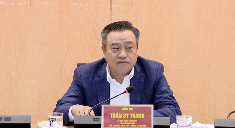 Chủ tịch UBND thành phố Hà Nội Trần Sỹ Thanh kết luận phiên họp.