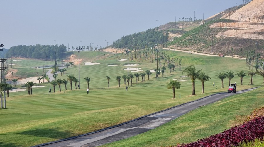 Sân golf Việt Yên nơi nhân viên tử vong do trượt chân dưới hồ nước
