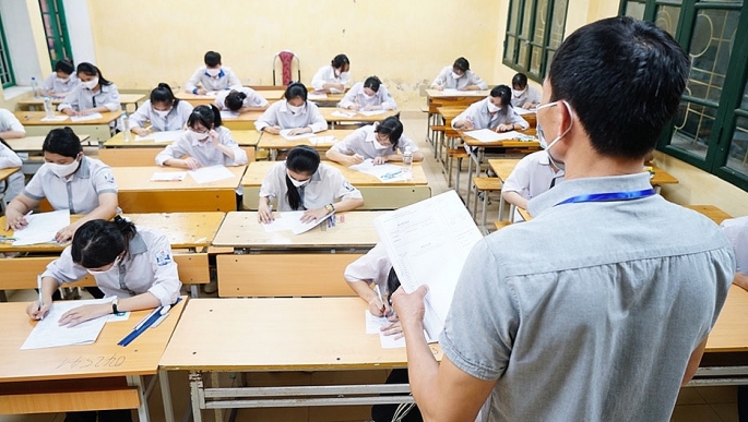 Học sinh lớp 12 tại tỉnh Vĩnh Phúc được đăng ký thi thử tốt nghiệp THPT 2024 từ ngày 24 đến 28/4. Ảnh minh họa Lương Giang. 
