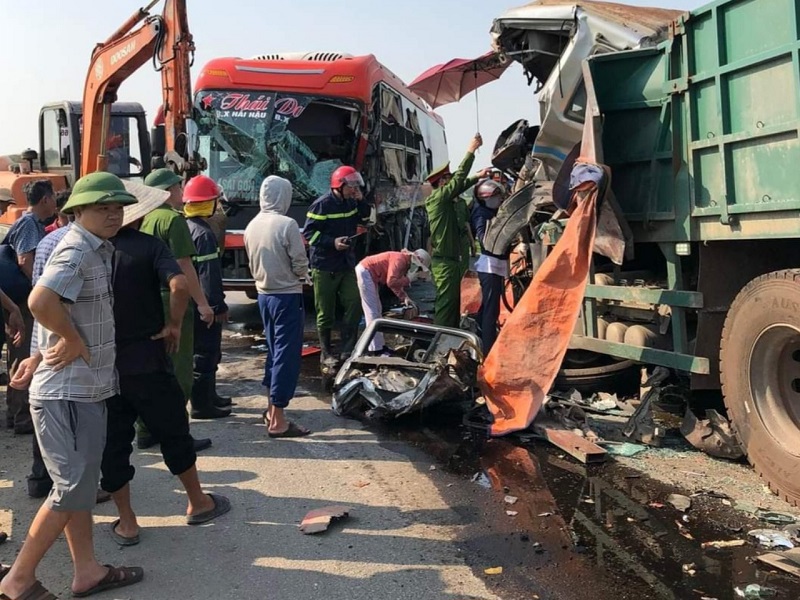 Gần đây trên các tuyến Quốc lộ qua địa bàn tỉnh Hà Tĩnh đã xảy ra nhiều vụ tai nạn giao thông