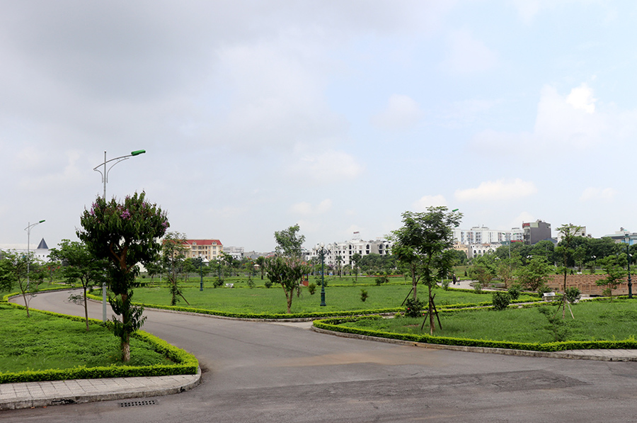 Công viên Bố Vệ, một dự án trồng rất nhiều cây xanh tại Thanh Hóa.