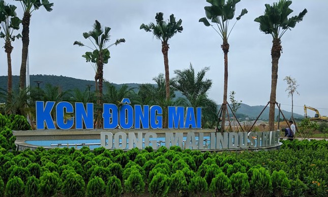 Khu công nghiệp Đông Mai, thị xã Quảng Yên, Quảng Ninh.