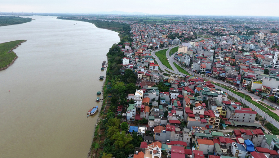 Các quận, huyện của Hà Nội đang nỗ lực đẩy nhanh tiến độ quy hoạch chi tiết phân khu đô thị sông Hồng. Ảnh: Thanh Hải