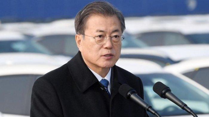 Tổng thống Hàn Quốc Moon Jae In . Ảnh: CNA