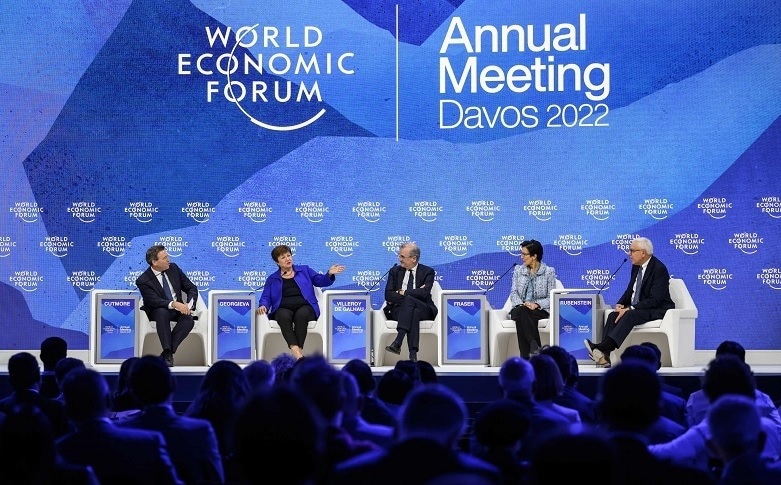 Diễn đàn Kinh tế thế giới tại Davos, Thụy Sĩ. Ảnh: AFP