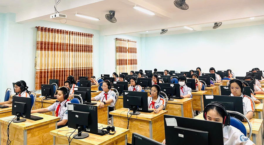 Không gian học tập của học sinh tại Trường phổ thông Thực hành sư phạm Đồng Nai.