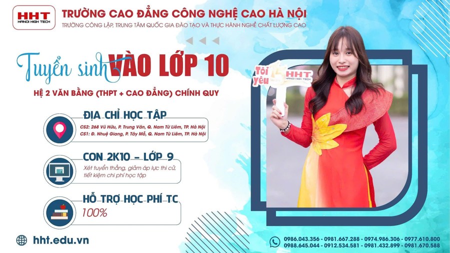 “HHT cơ hội học tập-cơ hội việc làm”. Ảnh HHT