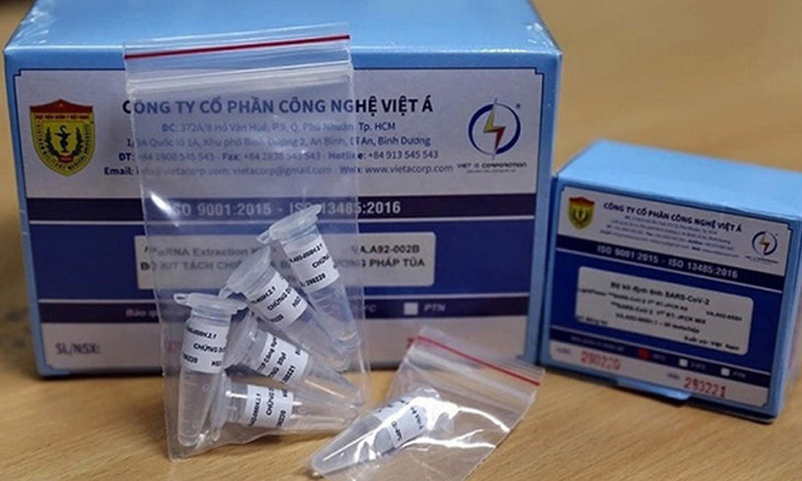 Công ty CP Công Nghệ Việt Á (Việt Á) nhập khẩu kit test giá khai báo 21,56 nghìn đồng/test.