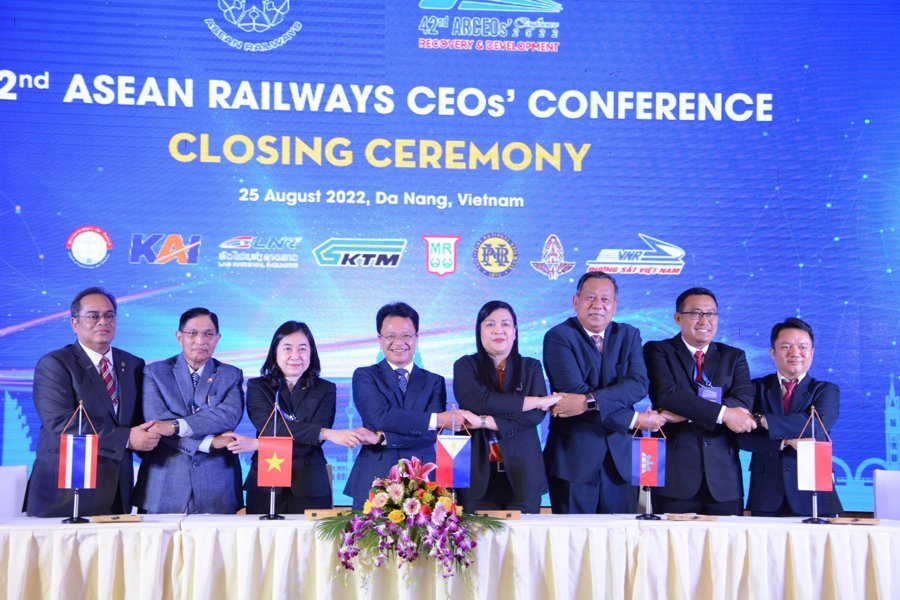Hội nghị Tổng giám đốc đường sắt ASEAN lần thứ 42 đã kết thúc thành công tốt đẹp. Ảnh HM