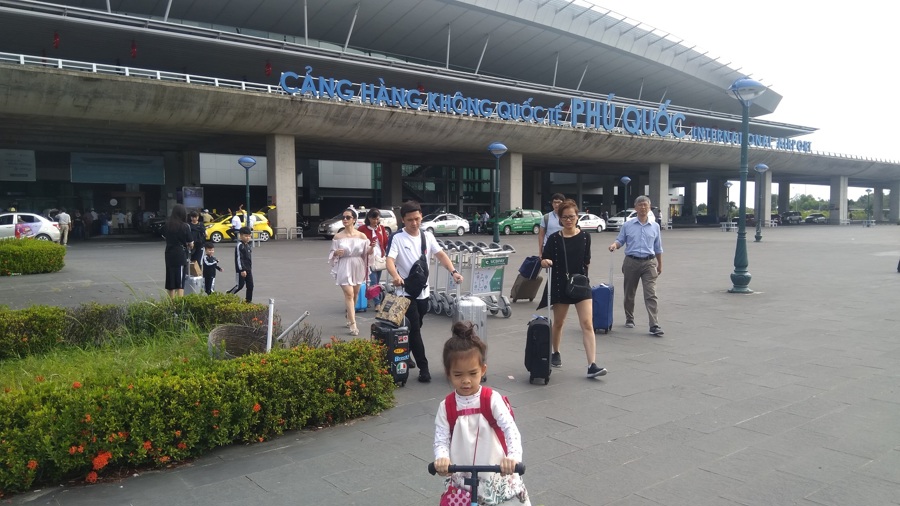 Cảng Hàng không quốc tế Phú Quốc nơi được nhiều hãng hàng không quốc tế quan tâm (Ảnh: Hữu Tuấn)