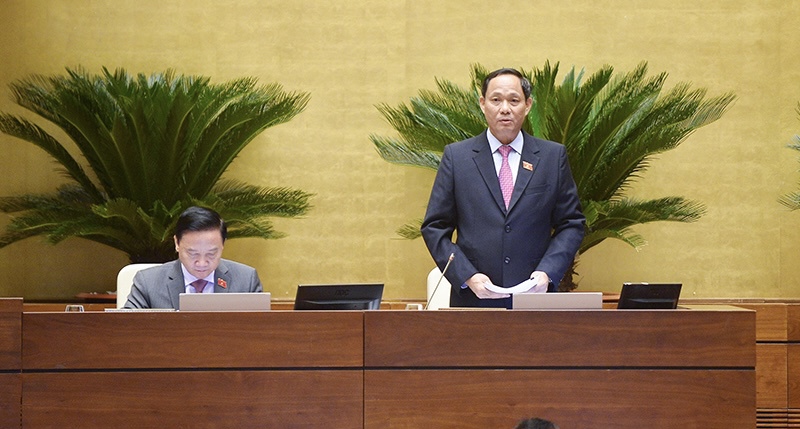 Phó Chủ tịch Quốc hội Trần Quang Phương điều hành nội dung thảo luận. Ảnh: Quochoi.vn
