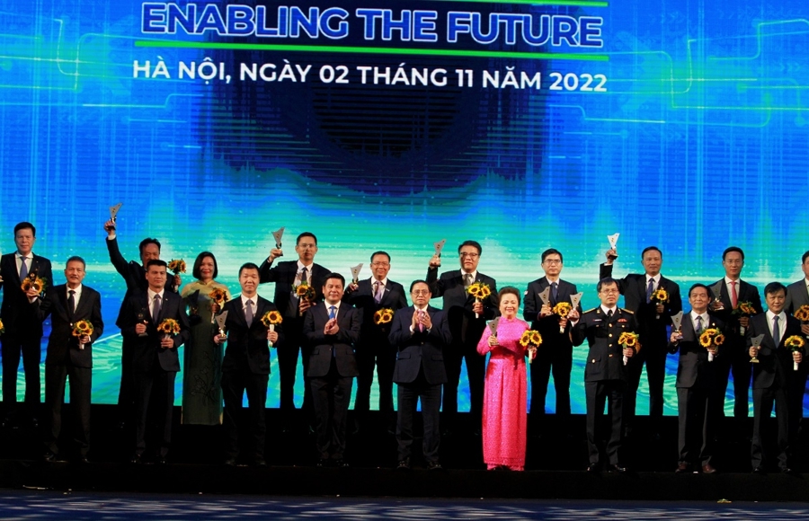 PTSC và PV GAS được Thủ tướng Chính phủ trao biểu trưng Thương hiệu quốc gia Việt Nam năm 2022.