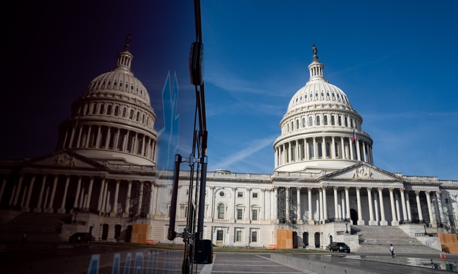 Điện Capitol - Tòa nhà Quốc hội Mỹ tại Thủ đô Washington. Ảnh: Tân Hoa xã