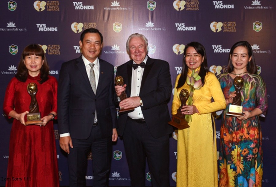 TP Hà Nội nhận giải thưởng Điểm đến du lịch thành phố hàng đầu thế giới năm 2022. Ảnh: Hoài Nam