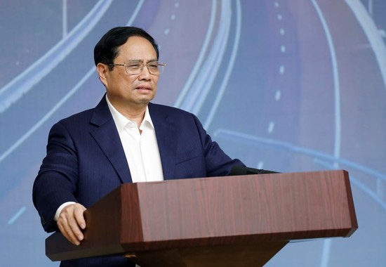 Thủ tướng Chính phủ Phạm Minh Chính phát biểu kết luận tại phiên họp. Ảnh TTXVN