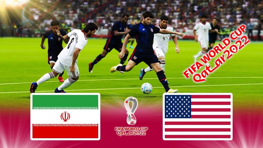  2 giờ ngày 30/11, trận Iran vs Mỹ - World Cup 2022 sẽ quyết định tấm vé thứ 2 của bảng đấu. Ảnh: CNN