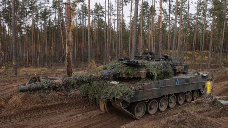 Xe tăng Leopard 2. Ảnh: Getty 