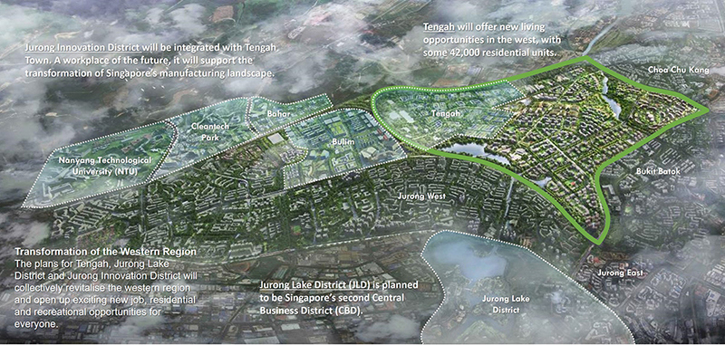 Khu đô thị sinh thái Tengah của Singapore. Ảnh HD
