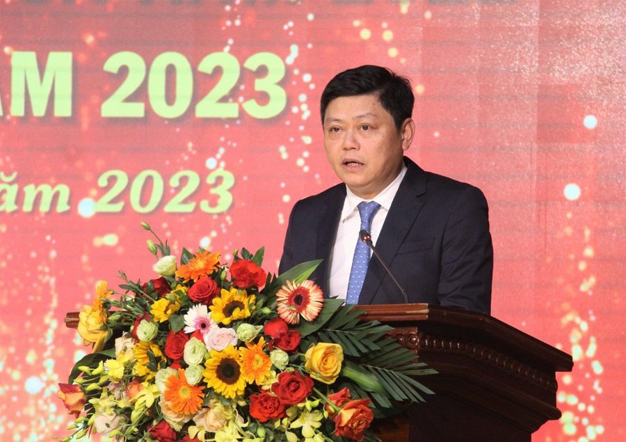 Chủ tịch UBND quận Ba Đình phát động phong trào thi đua năm 2023. 