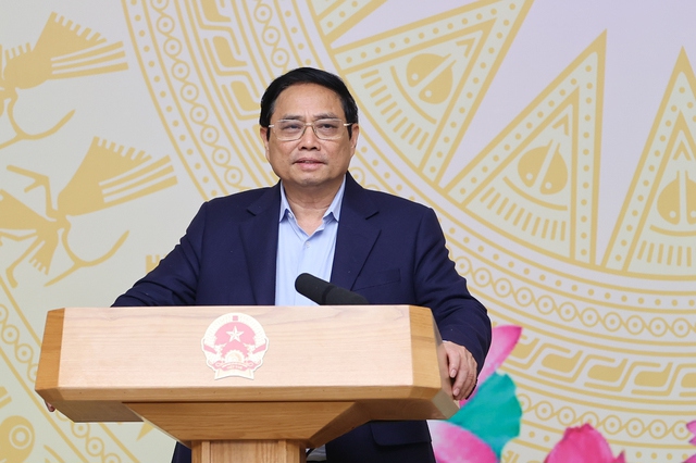 Thủ tướng Phạm Minh Chính phát biểu chỉ đạo hội nghị. Ảnh: VGP. 