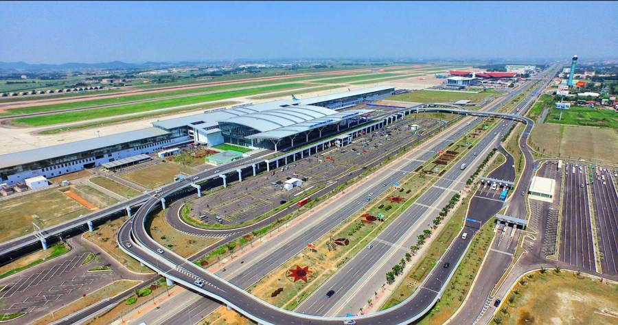 Sân bay Nội Bài hiện là sân bay dân dụng duy nhất của Vùng thủ đô Hà Nội. 