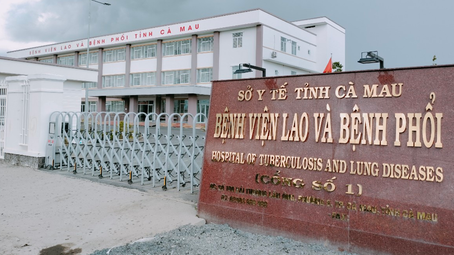 Bệnh viện Lao và bệnh Phổi tỉnh Cà Mau đươc đưa vào sử dụng mới từ năm 2021.