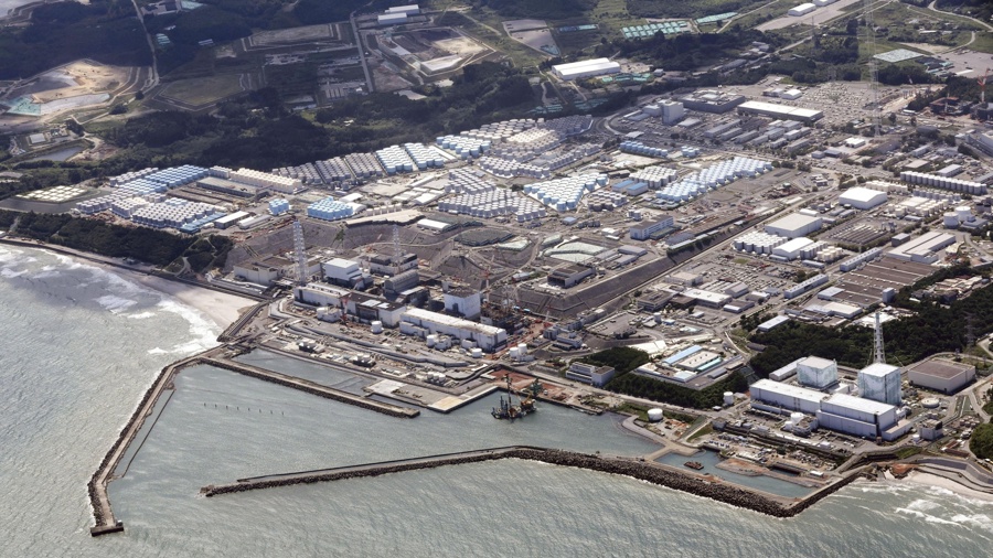 Nhà máy điện hạt nhân Fukushima Daiichi của Nhật Bản. Ảnh: Kyodo