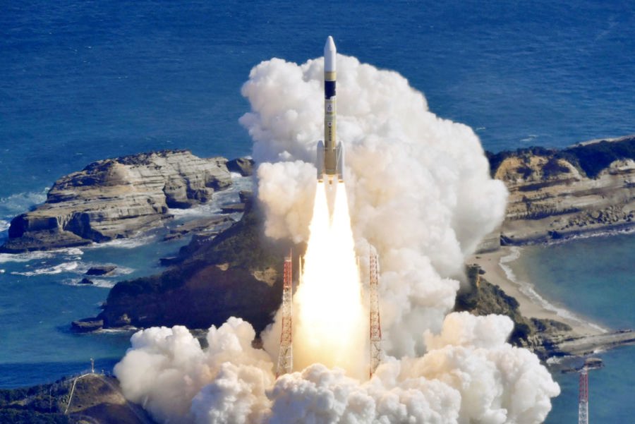Nhật Bản phóng thành công tên lửa H-IIA mang theo vệ tinh mới, ngày 12/1/2024. Ảnh: Reuters 