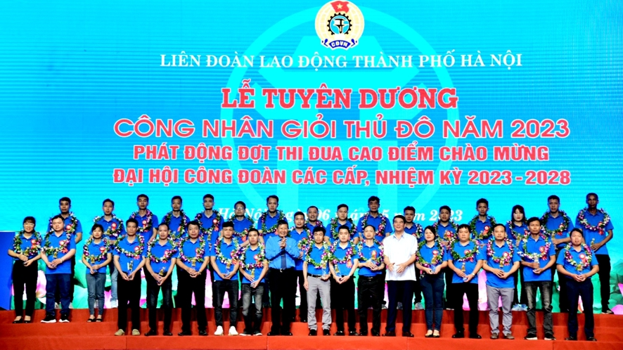 Lễ tuyên dương Công nhân giỏi Thủ đô năm 2023