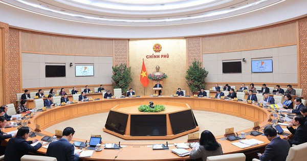 Thủ tướng Phạm Minh Chính chủ trì phiên họp Chính phủ thường kỳ tháng 2/2024 - Ảnh: VGP.