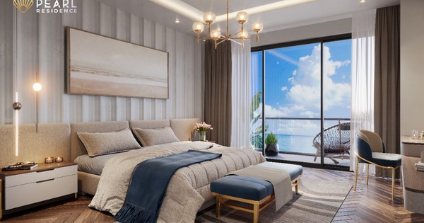 Nội thất hiện đại và thông minh, tầm view biển tối ưu tại căn hộ Pearl Residence.