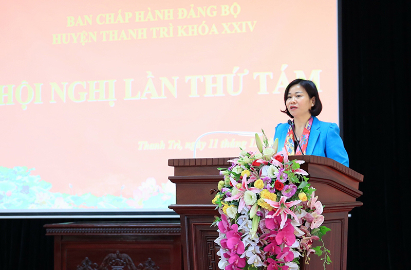 Phó Bí thư Thường trực Thành ủy Nguyễn Thị Tuyến: Làm tốt công tác quy hoạch khi xây dựng huyện Thanh Trì thành quận - Ảnh 1