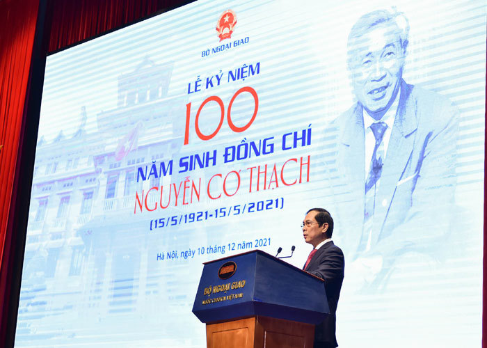 Kỷ niệm 100 năm sinh nhà ngoại giao tài ba Nguyễn Cơ Thạch - Ảnh 1