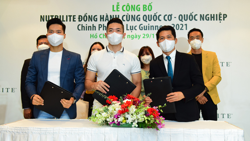 Nutrilite đồng hành cùng Quốc Cơ, Quốc Nghiệp chinh phục Kỷ lục Thế giới 2021 - Ảnh 1