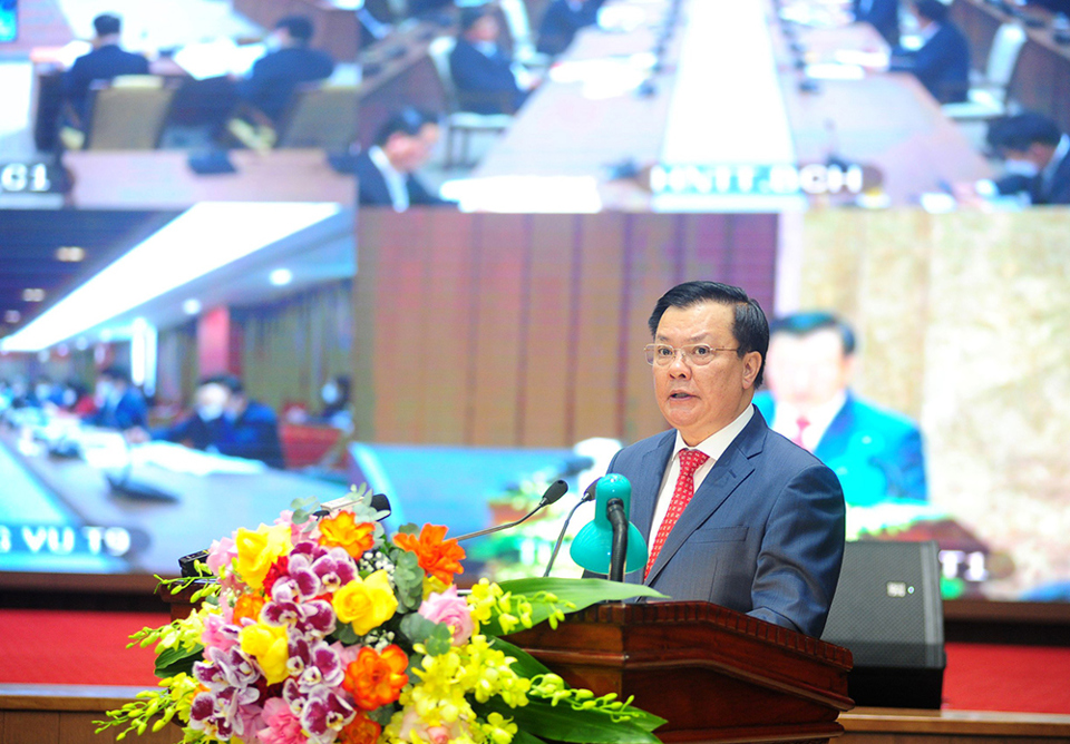 Hội nghị lần thứ 6 BCH Đảng bộ TP Hà Nội: Xem xét nhiều định hướng quan trọng cho năm 2022 - Ảnh 2