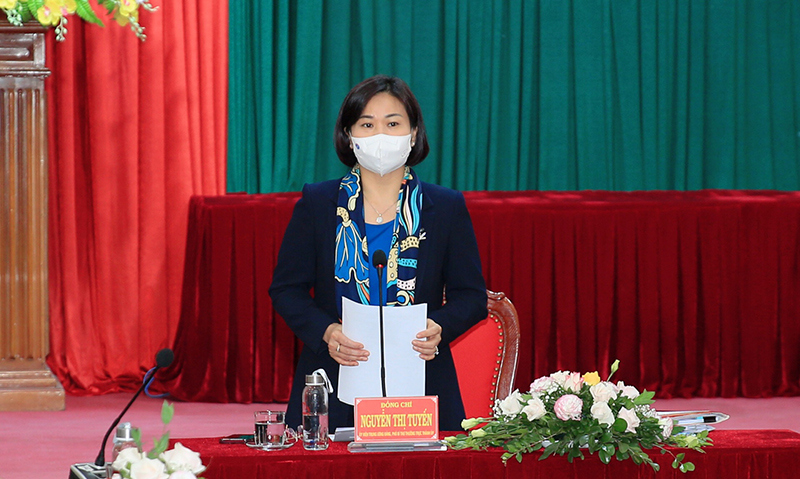 Phó Bí thư Thường trực Thành ủy Nguyễn Thị Tuyến: Phát huy dân chủ trong thực hiện phòng chống dịch Covid-19 - Ảnh 1