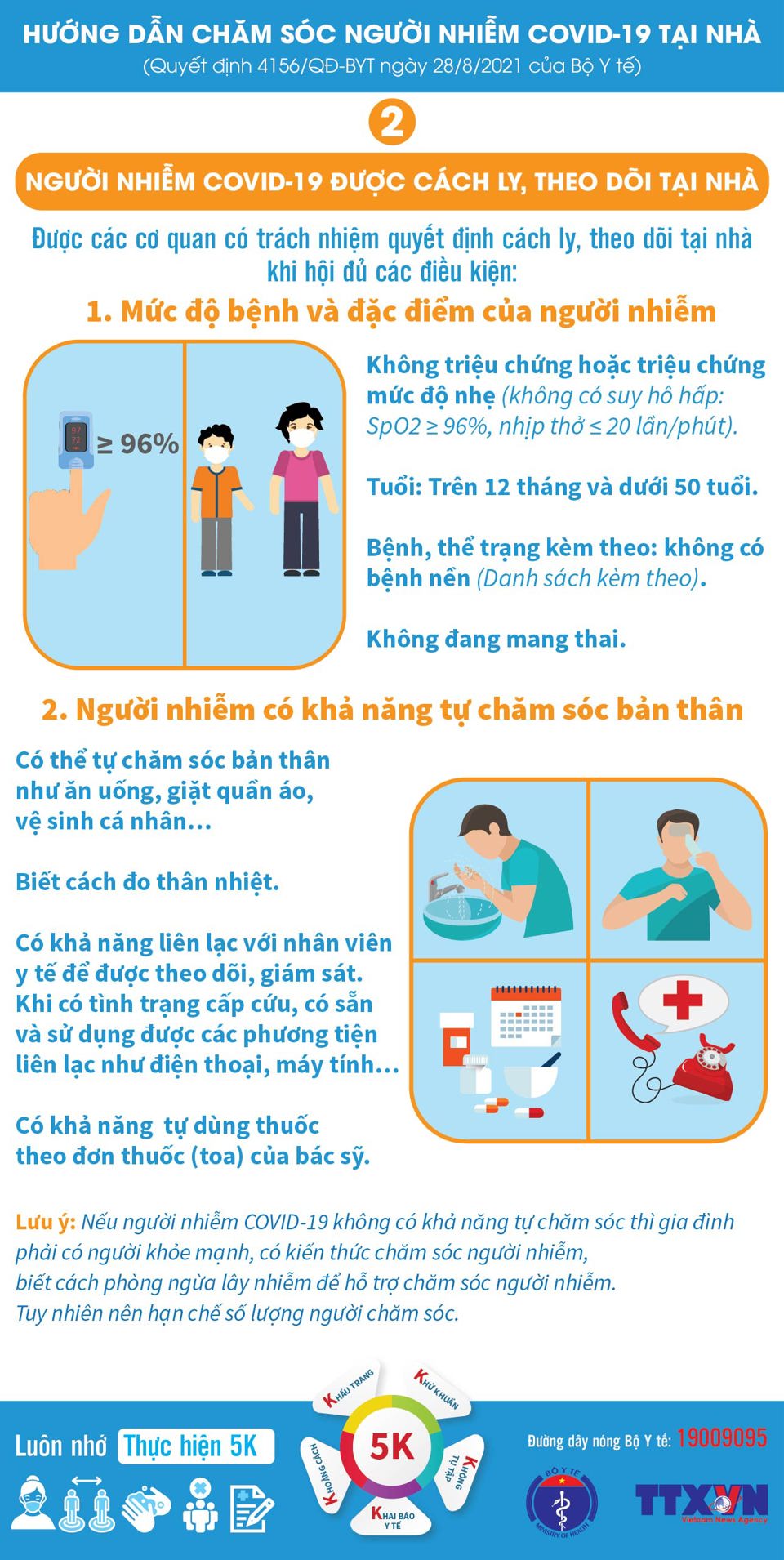 [Infographic] Những việc cần chuẩn bị để chăm sóc người nhiễm Covid-19 tại nhà - Ảnh 2