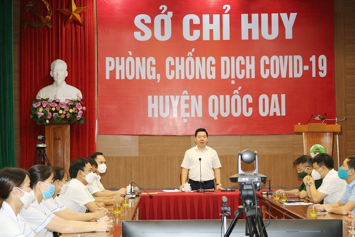 25 y, bác sĩ huyện Quốc Oai lên đường chi viện tỉnh Hà Nam chống dịch - Ảnh 1