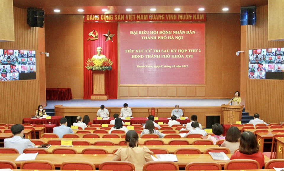 Cử tri quận Thanh Xuân kiến nghị đẩy nhanh tiến độ thực hiện các dự án “treo” - Ảnh 1