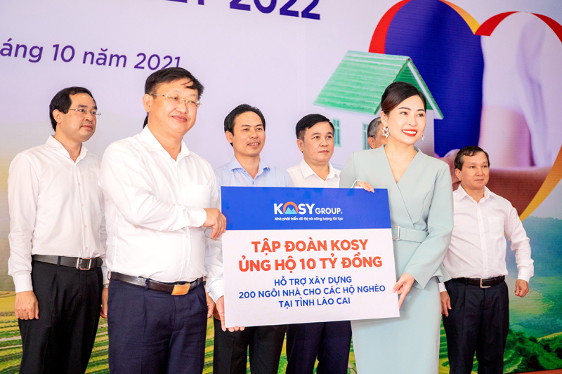 Tập đoàn Kosy ủng hộ 10 tỷ đồng xây dựng 200 ngôi nhà cho hộ nghèo tại Lào Cai - Ảnh 1